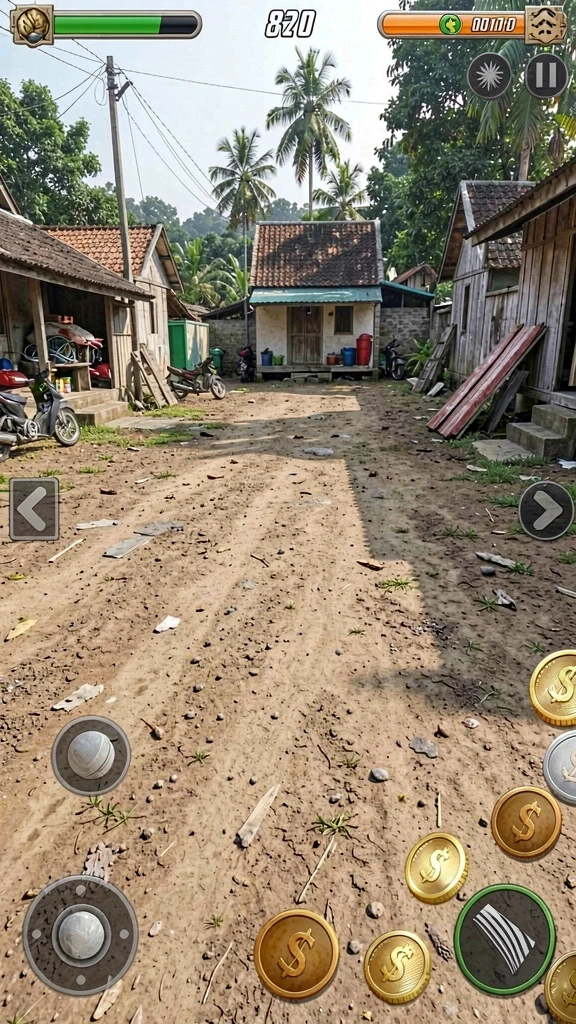 Screenshot memperlihatkan grafis yang menawan dari game.