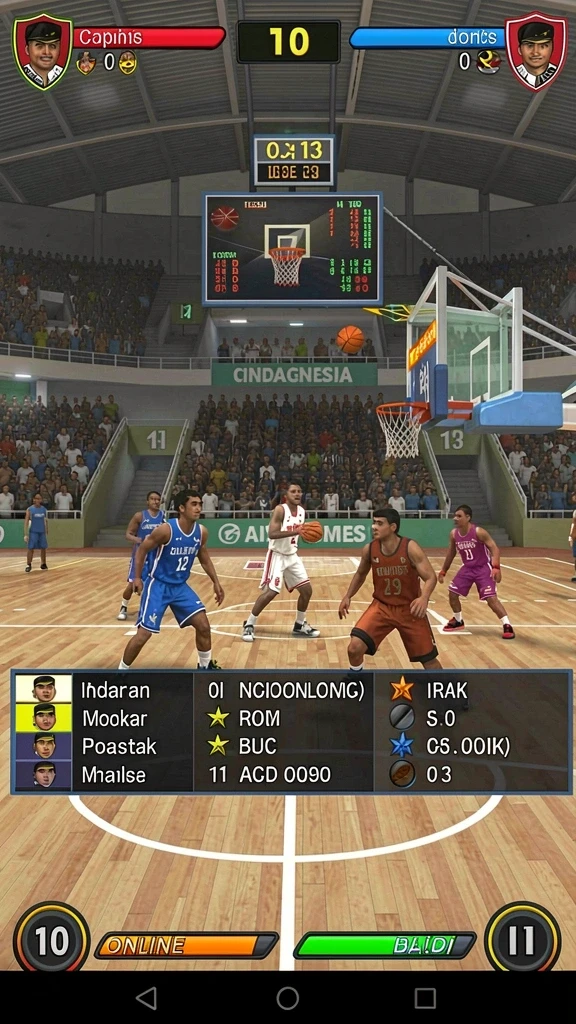 Screenshot gameplay menunjukkan karakter dalam aksi yang seru.
