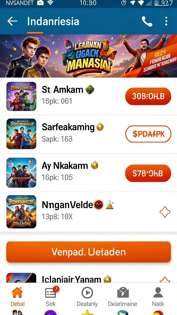 Tampilan antarmuka yang ramah pengguna.
