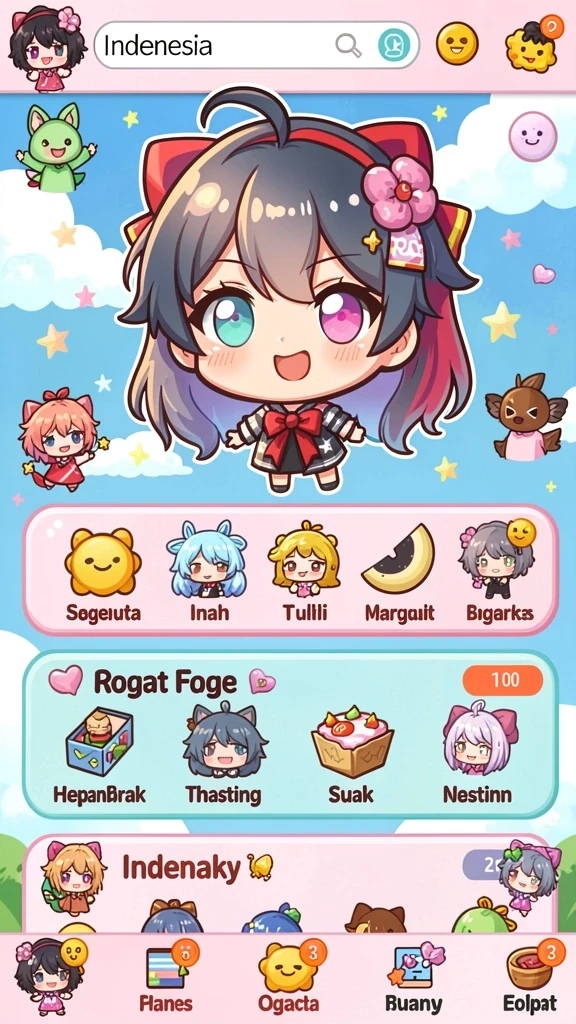 Mode multiplayer untuk permainan bersama teman.