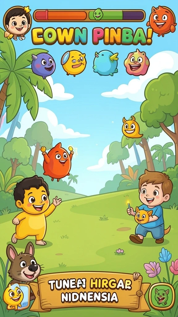 Tangkapan layar: Menunjukkan pemandangan indah dalam game.
