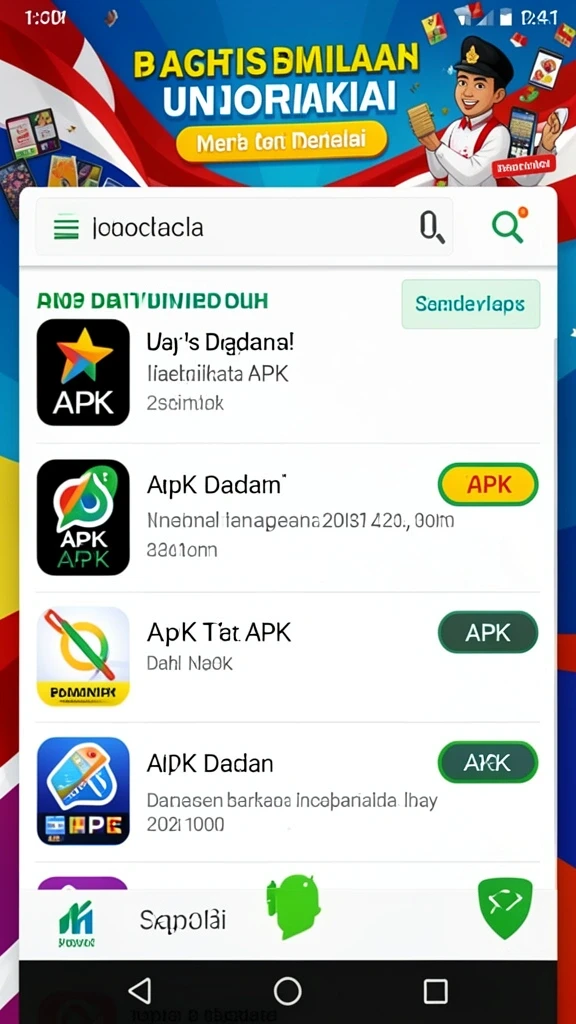 Tampilan awal yang menawan dan interaktif.