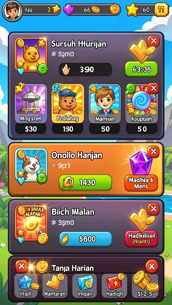 Screenshot menunjukkan proses permainan bingo yang seru dan interaktif.