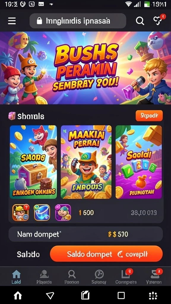 Screenshot menunjukkan sistem reward yang menguntungkan di BOS88.