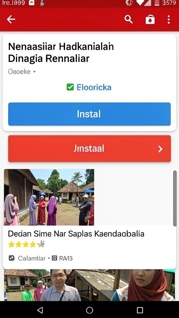 Tampilan awal yang menarik dan penuh warna.