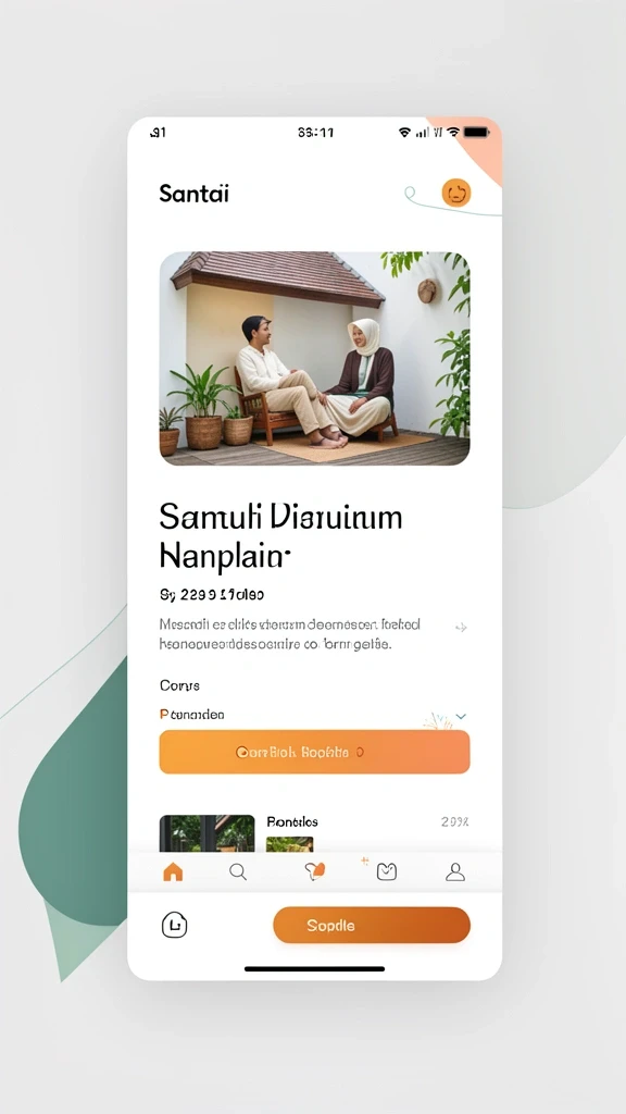 Tampilan antarmuka yang sederhana dan menarik.