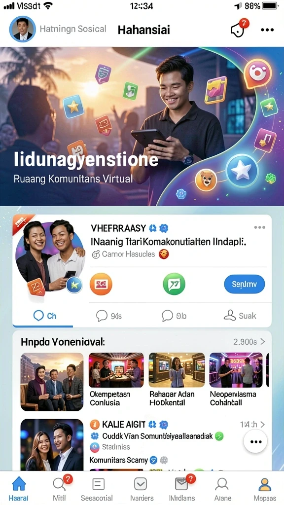 Momen seru saat berkompetisi dalam mode multiplayer.