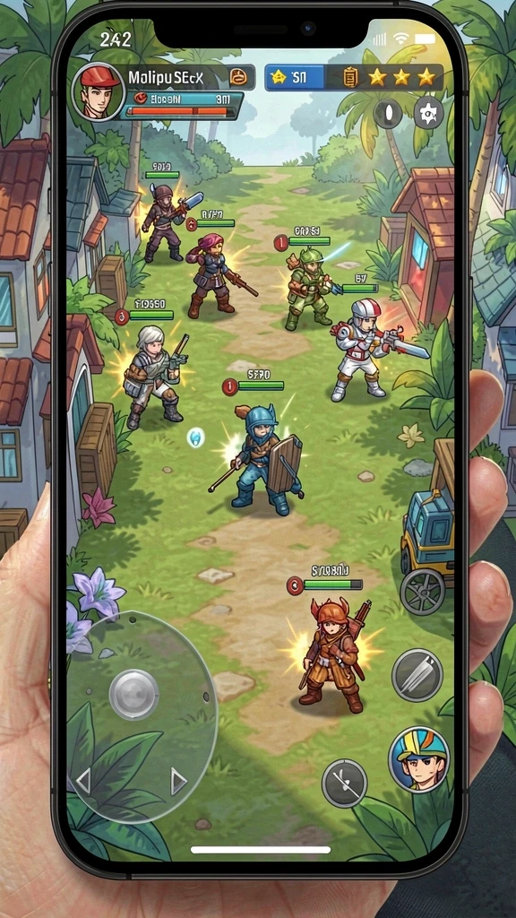 Pengalaman multiplayer yang mengasyikkan dengan teman-teman.