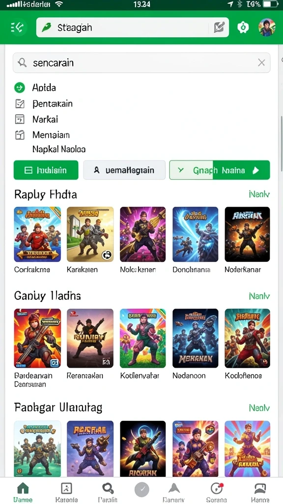 Fitur chatting untuk berinteraksi dengan pemain lain