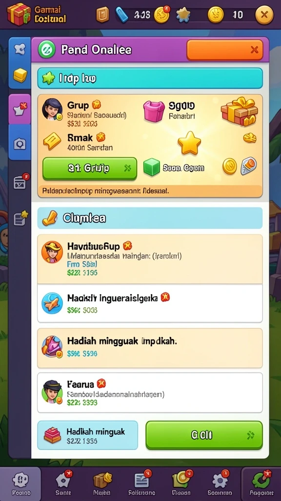 Tampilan antarmuka yang menarik dan intuitif.