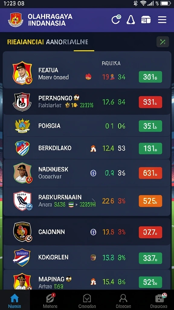 Antarmuka pengguna yang intuitif dan menarik.