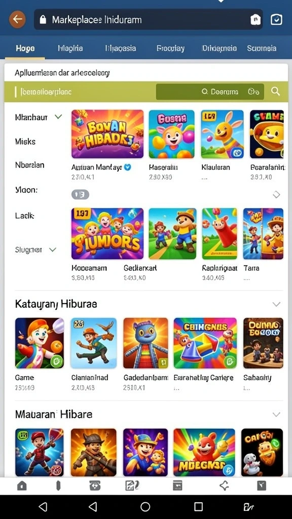 Screenshot menunjukkan karakter yang sedang beraksi.