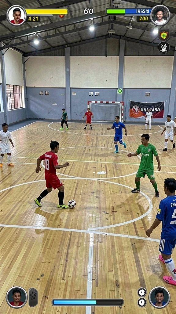 Menampilkan berbagai karakter yang dapat dipilih.