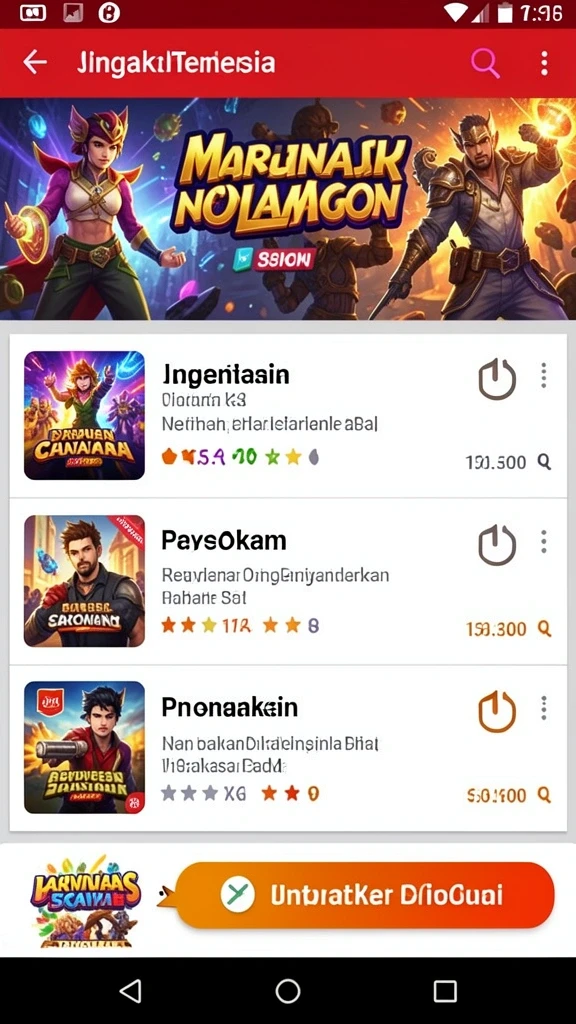 Screenshot saat karakter beraksi di level menantang.