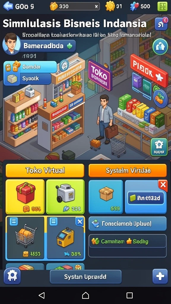 Tampilan antarmuka yang user-friendly dan menarik.