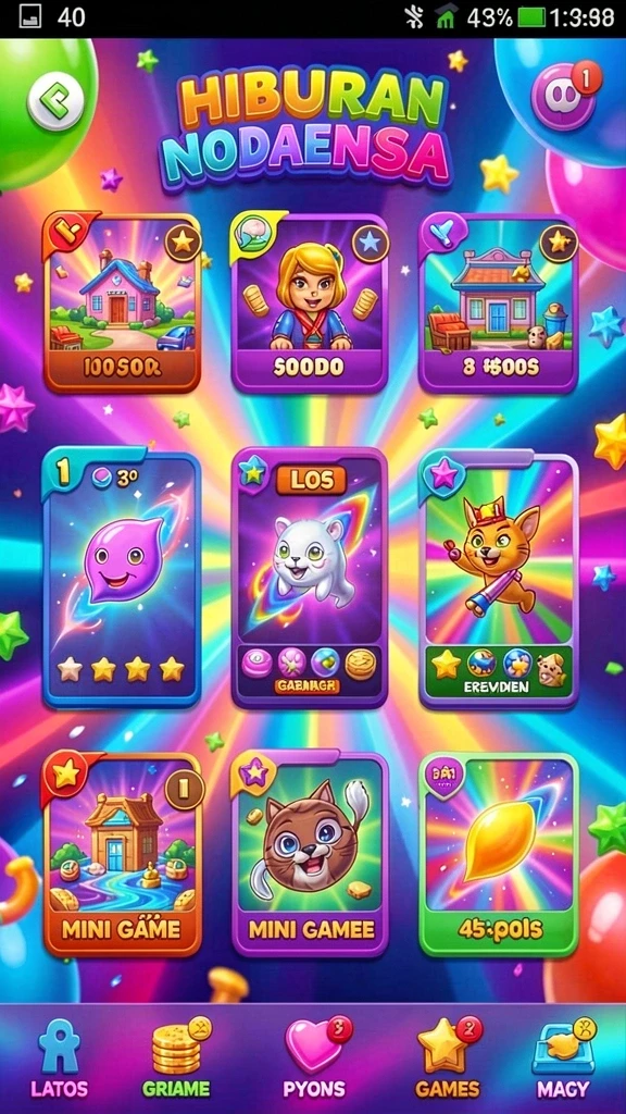 Mini-game yang dapat dimainkan kapan saja.