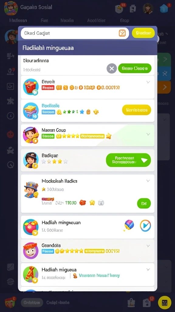 Beragam tema menarik dan fitur unik dalam permainan.