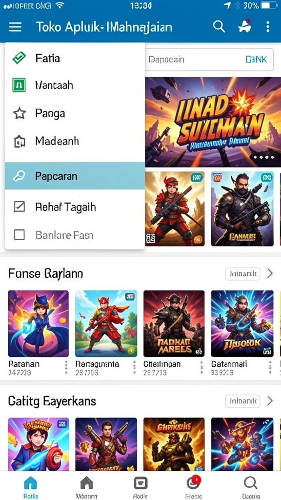 Tampilan grafis yang memukau dan penuh warna.