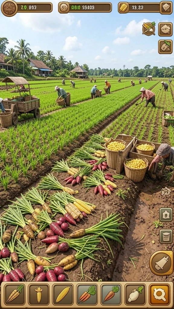 Tampilan awal permainan yang menarik.
