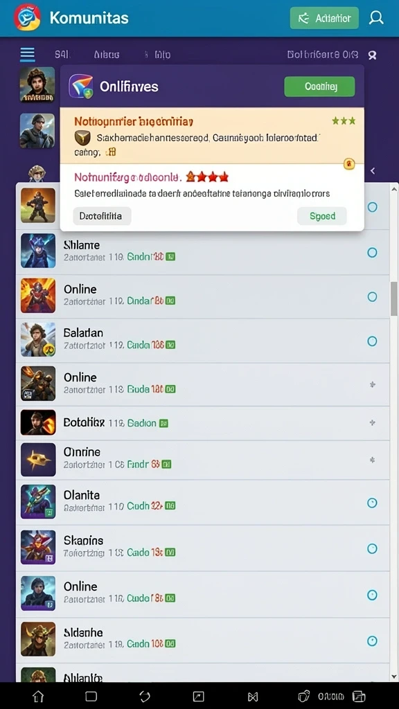 Fitur multiplayer untuk bersaing dengan teman.