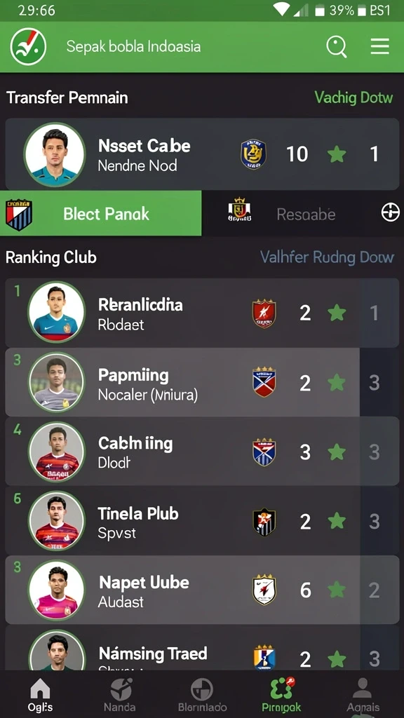 Menu pilihan permainan yang bervariasi dan menarik.