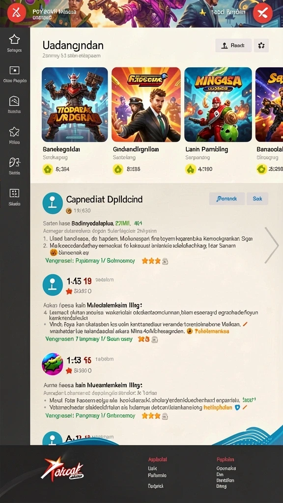 Beragam pilihan game untuk semua jenis gamer.