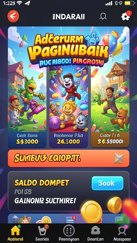 Tangkapan layar menunjukkan pemandangan indah dalam game.