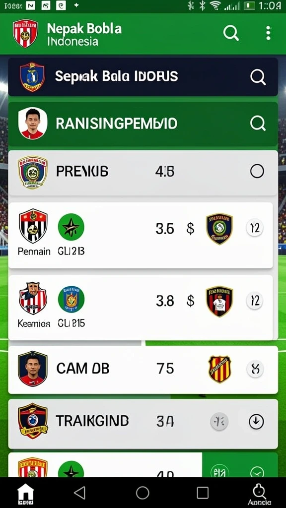 Tampilan antarmuka yang menarik pengguna.
