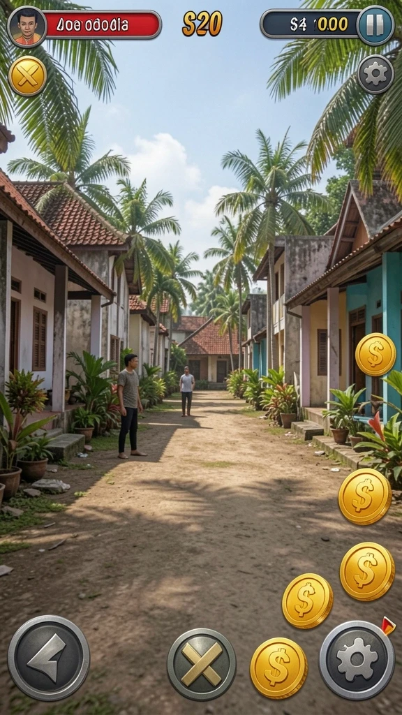 Tampilan grafis permainan yang memukau.
