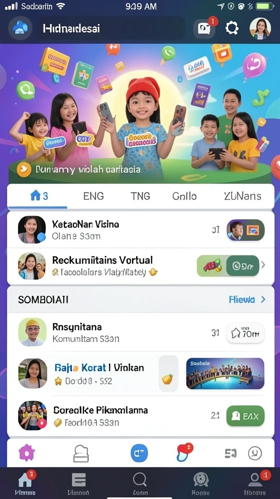Grafis yang indah dan interaksi pengguna yang menyenangkan.