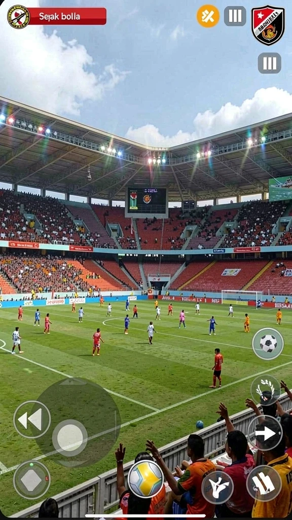 Tangkapan layar menampilkan momen mendebarkan saat misi utama.