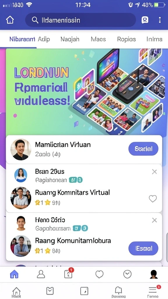 Tampilan antarmuka yang intuitif dan menarik.